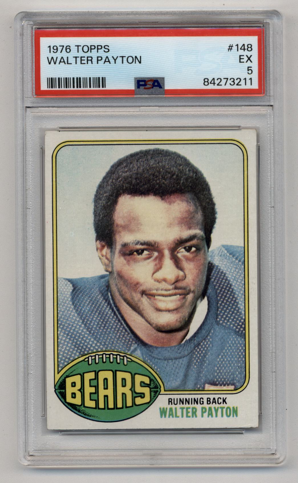 Walter Payton 1976 Topps #148 Rookie PSA 5 Excellent 3211