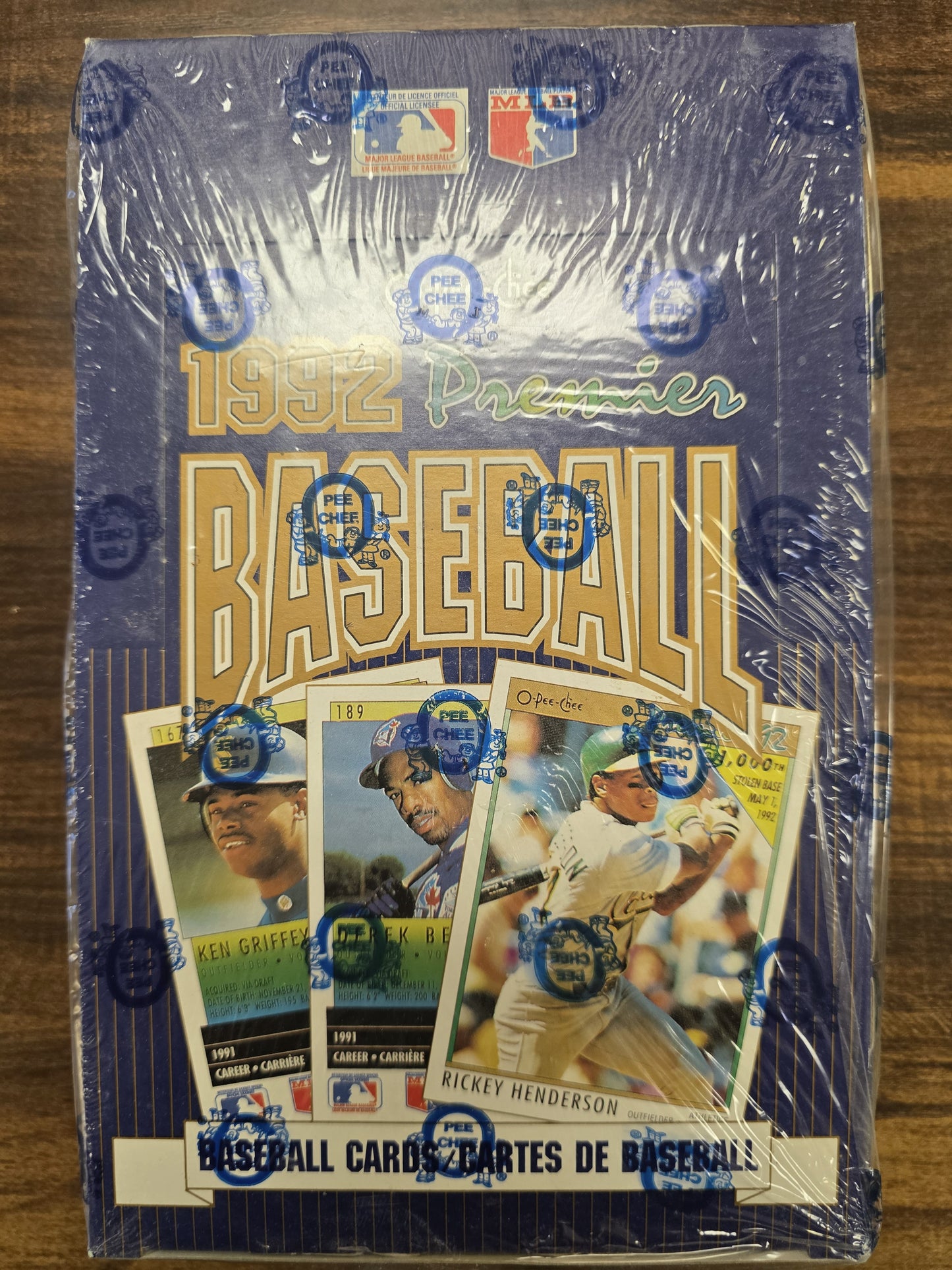 1992 O-Pee-Chee Premier Baseball Box
