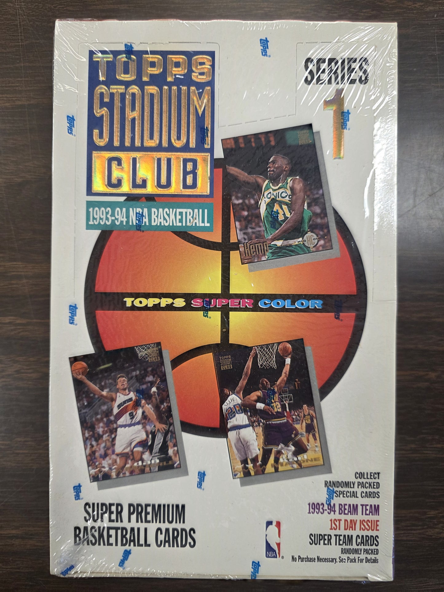 1993-94 Topps Stadium Club Series 1 Basketball Box