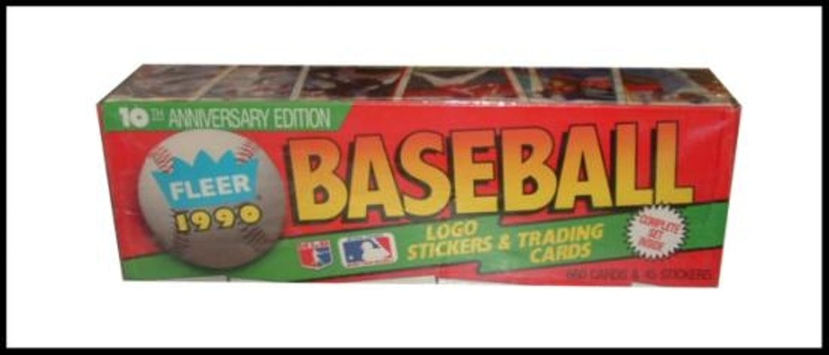 1990 Fleer Baseball Factory Set (Colorful Box)