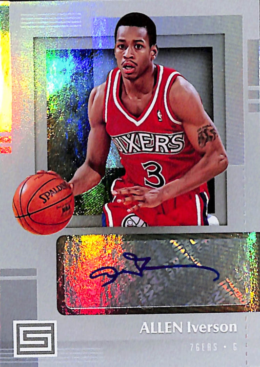 Allen Iverson 2017 Panini Status Autograph