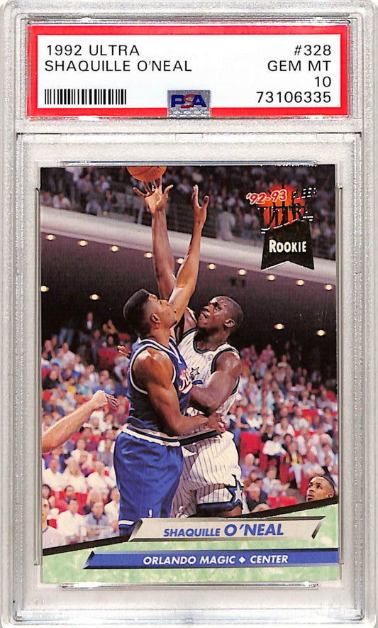 Shaquille O'Neal 1992 Fleer Ultra Rookie #328 PSA 10 Gem Mint