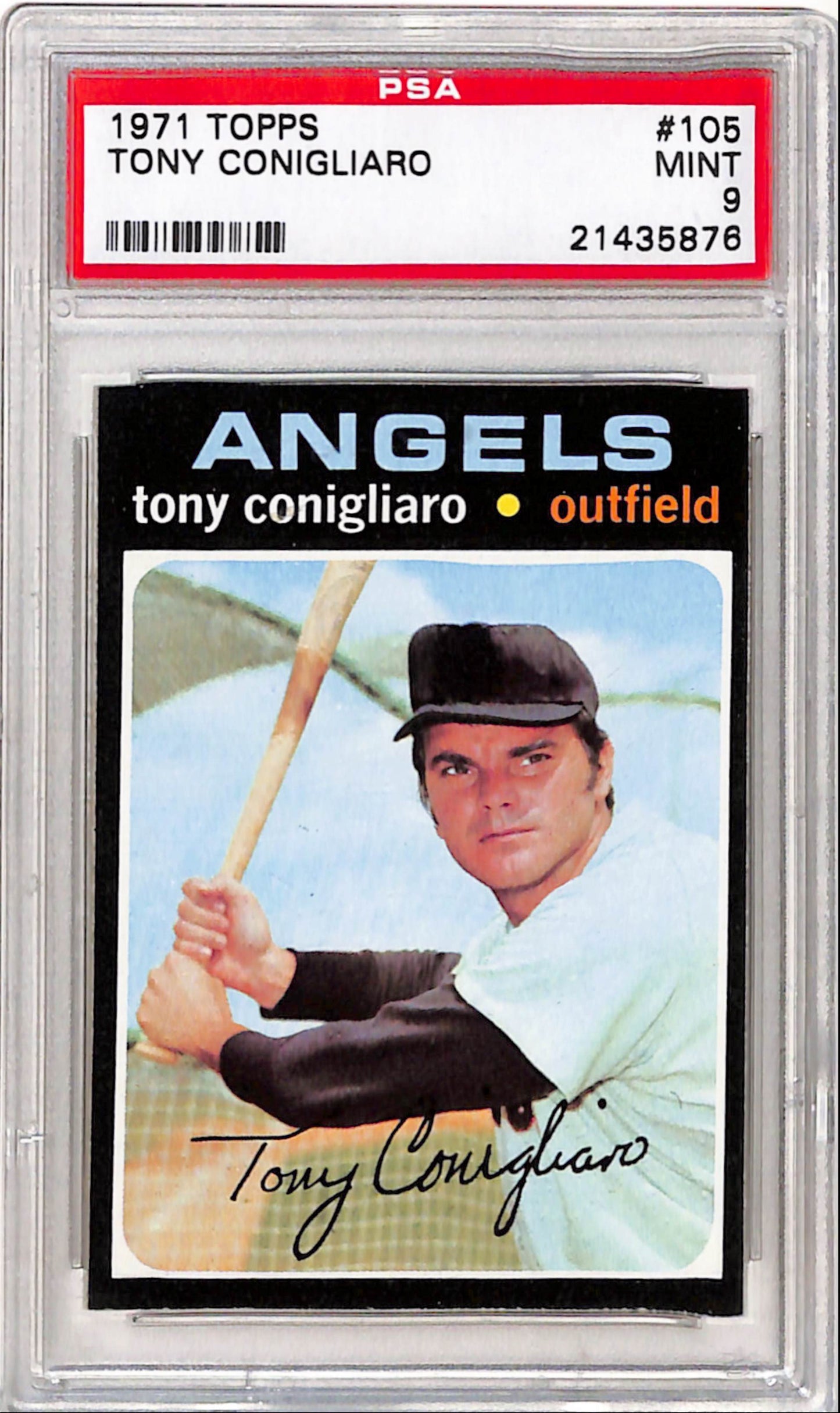Tony Conigliaro 1971 Topps #105 PSA 9 Mint