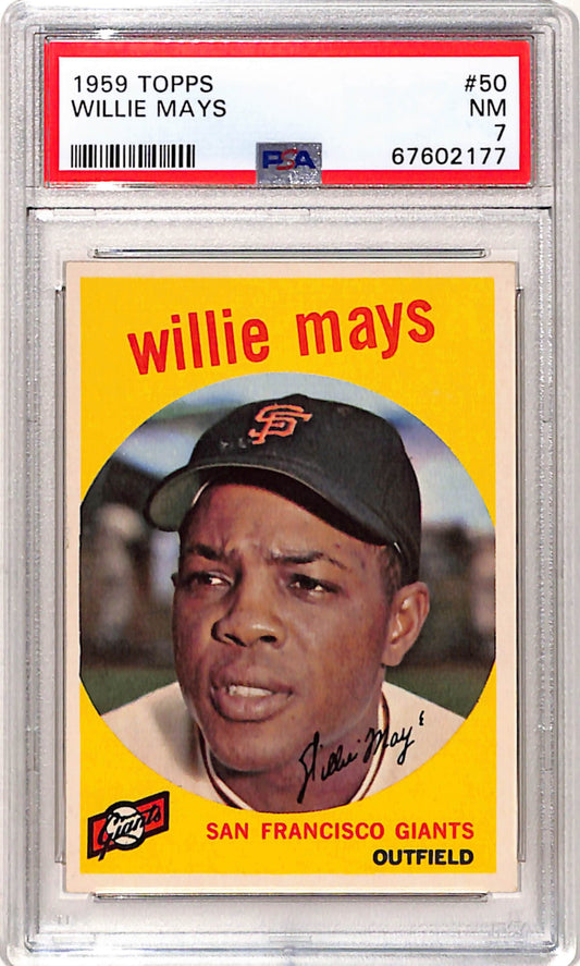 Willie Mays 1959 Topps #50 PSA 7 Near Mint