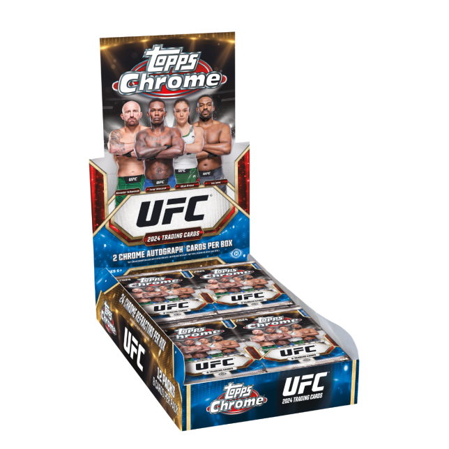 2024 Topps Chrome UFC Hobby Box - 12 Box Case