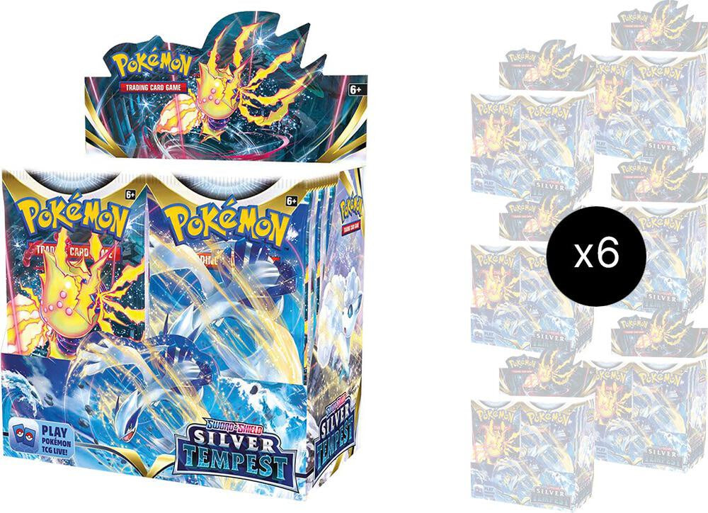 Pokemon Silver Tempest Booster 6 Box Case
