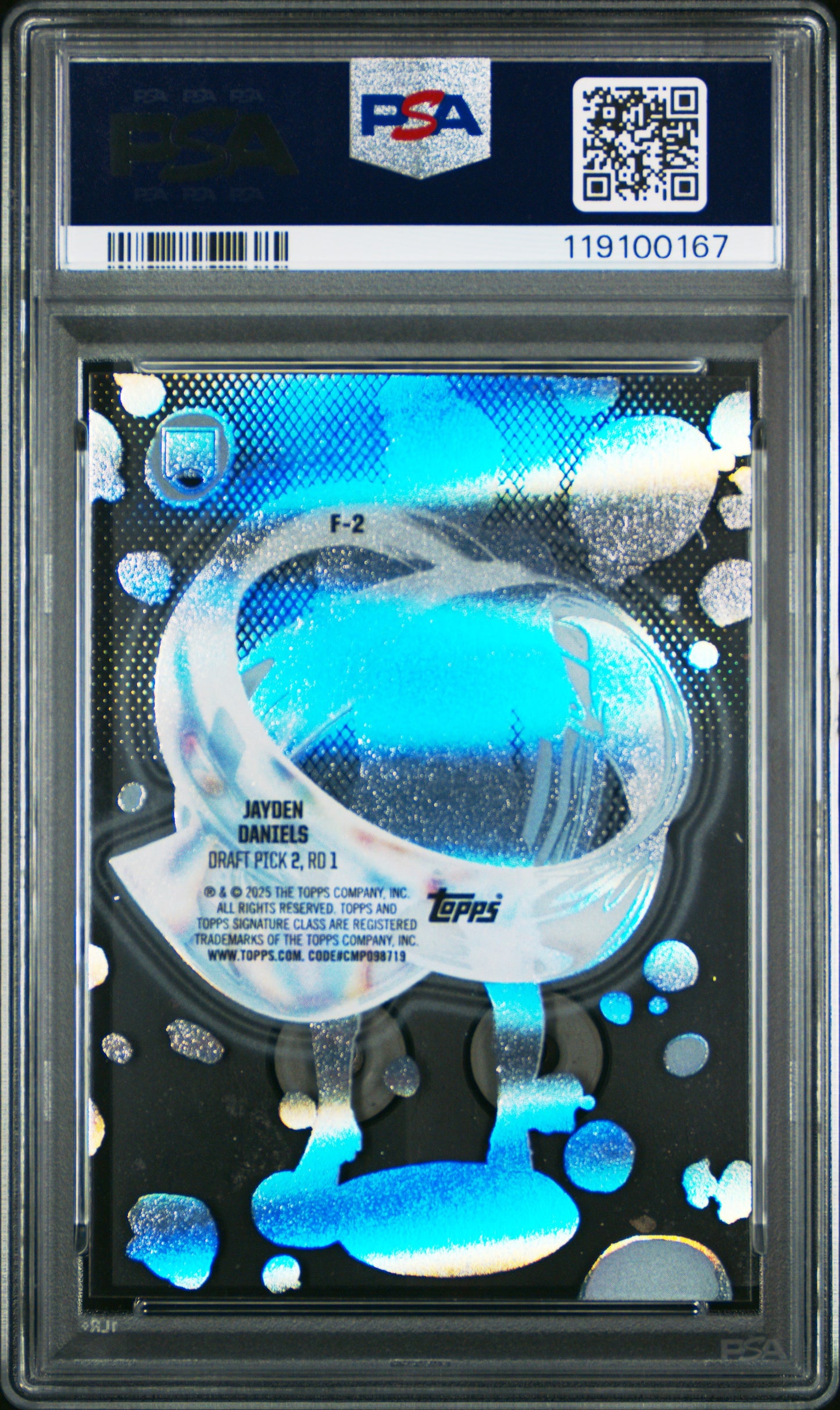 Jayden Daniels 2024 Topps Signature Class Fluidity PSA 10 Gem Mint