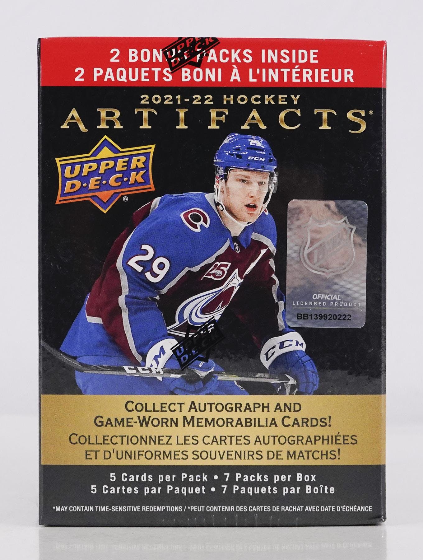2021-22 Upper Deck Artifacts Hockey Blaster Box