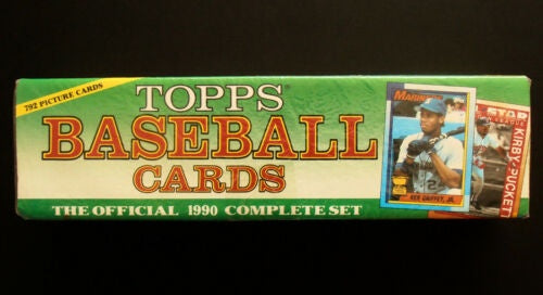 1990 Topps Baseball Factory Set (Colorful Box)