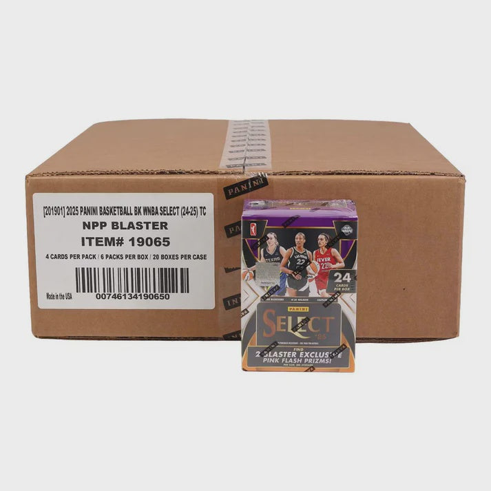 2025 Panini Select WNBA Basketball Retail Blaster - 20 Box Case