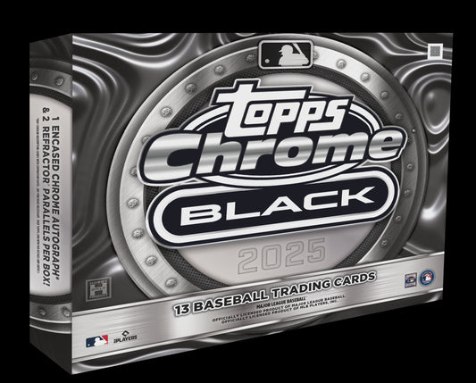 2025 Topps Chrome Black Baseball Hobby Box