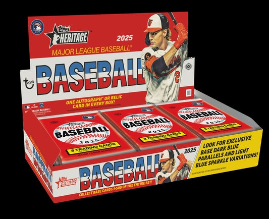 2025 Topps Heritage Baseball Hobby Box