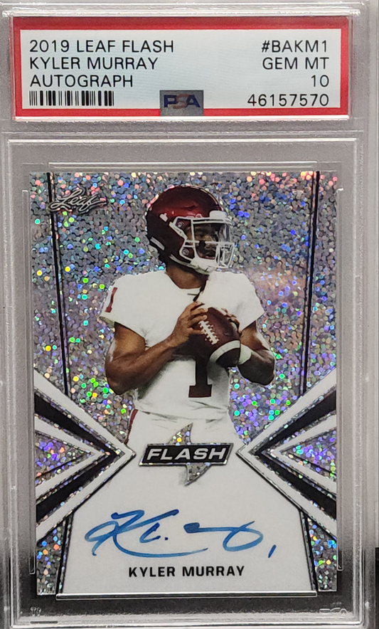Kyler Murray 2019 Leaf Flash Autograph PSA 10 Gem Mint