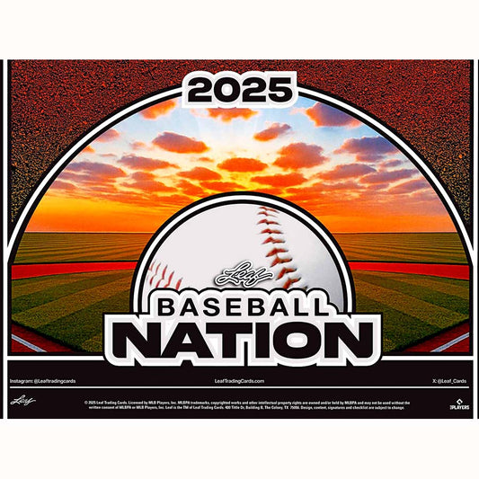 2025 Leaf Baseball Nation Hobby Box