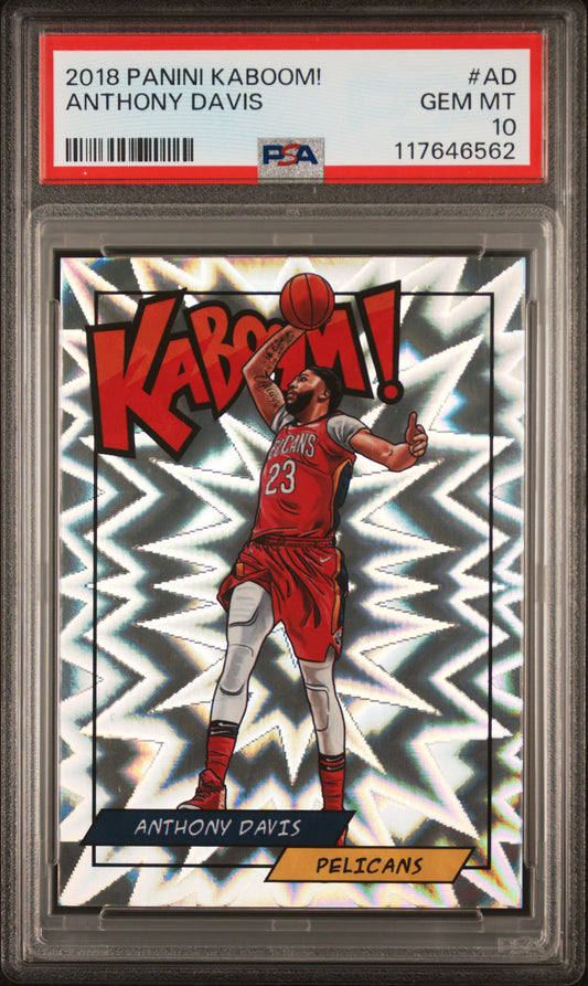 Anthony Davis 2018 PAnini Kaboom #AD PSA 10 Gem Mint