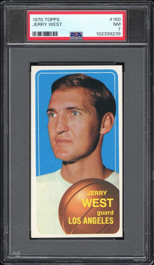 Jerry West 1970 Topps #160 PSA 7 Near Mint 9239