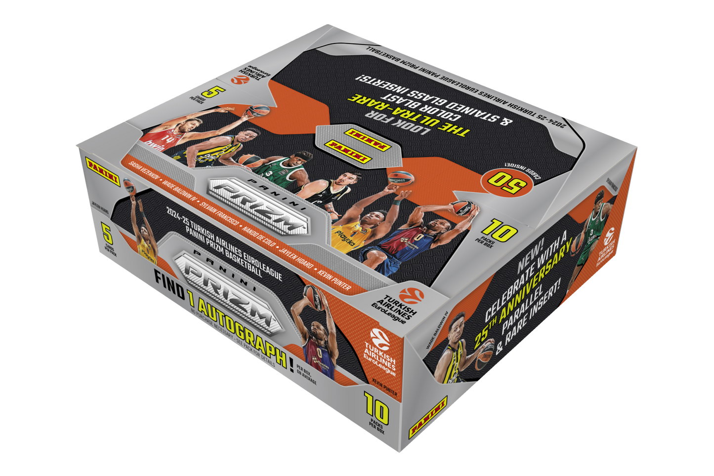 2024-25 Panini Prizm Euroleague Basketball Hobby Box