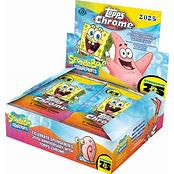 2025 Topps Chrome SpongeBob 25th Anniversary Hobby Box
