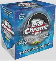 2024 Topps Tennis Sapphire Hobby Box - 10 Box Case