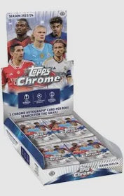2023-24 Topps Chrome UEFA Club Competitions Soccer Hobby Box