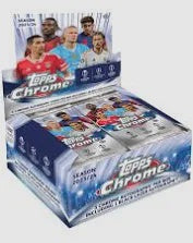 2023-24 Topps UEFA Chrome Club Competitions Soccer Jumbo Hobby Box