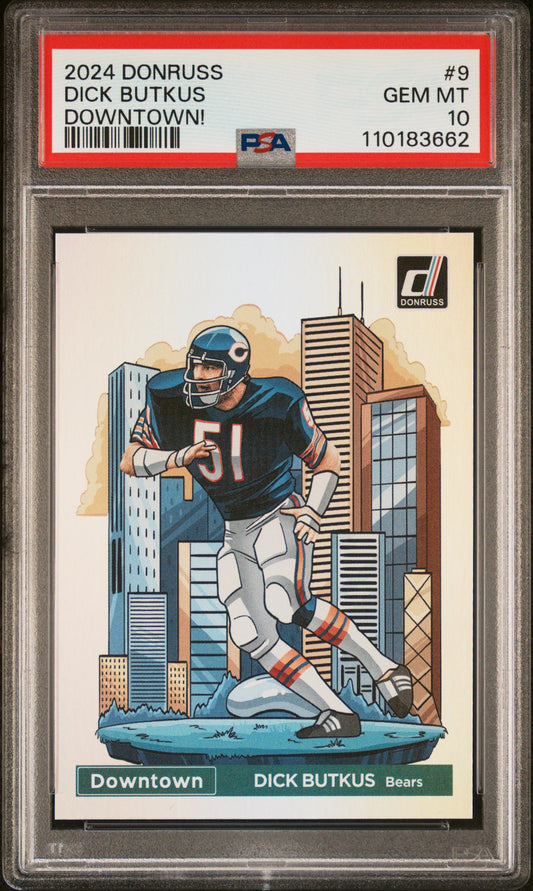 Dick Butkus 2024 Donruss Downtwo PSA 10 Gem Mint