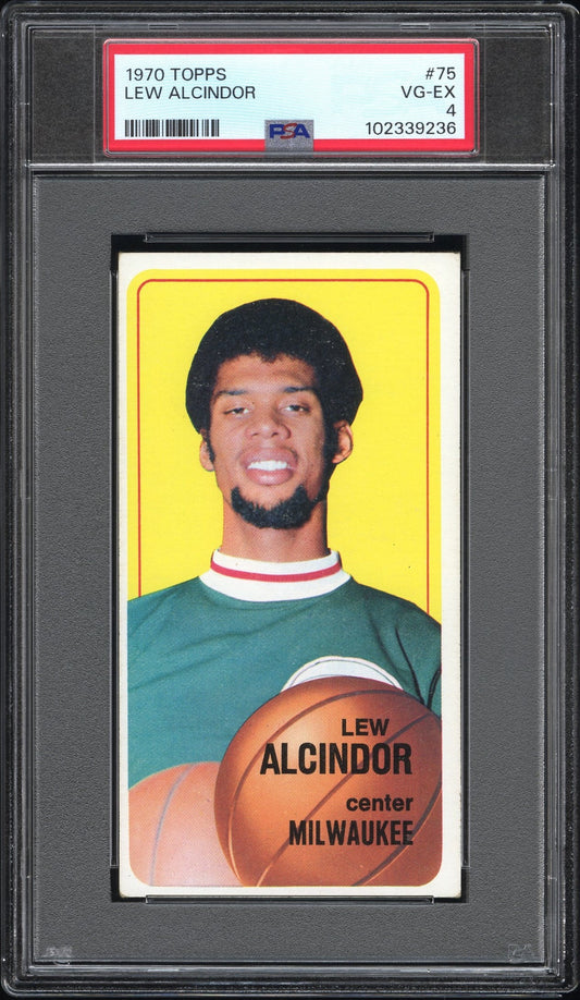 Lew Alcindor 1970 Topps #75 PSA 4 VG-EX 9236