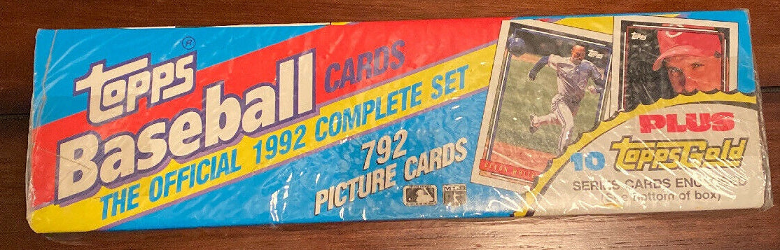 1992 Topps Baseball Factory Set (Full Color Box)