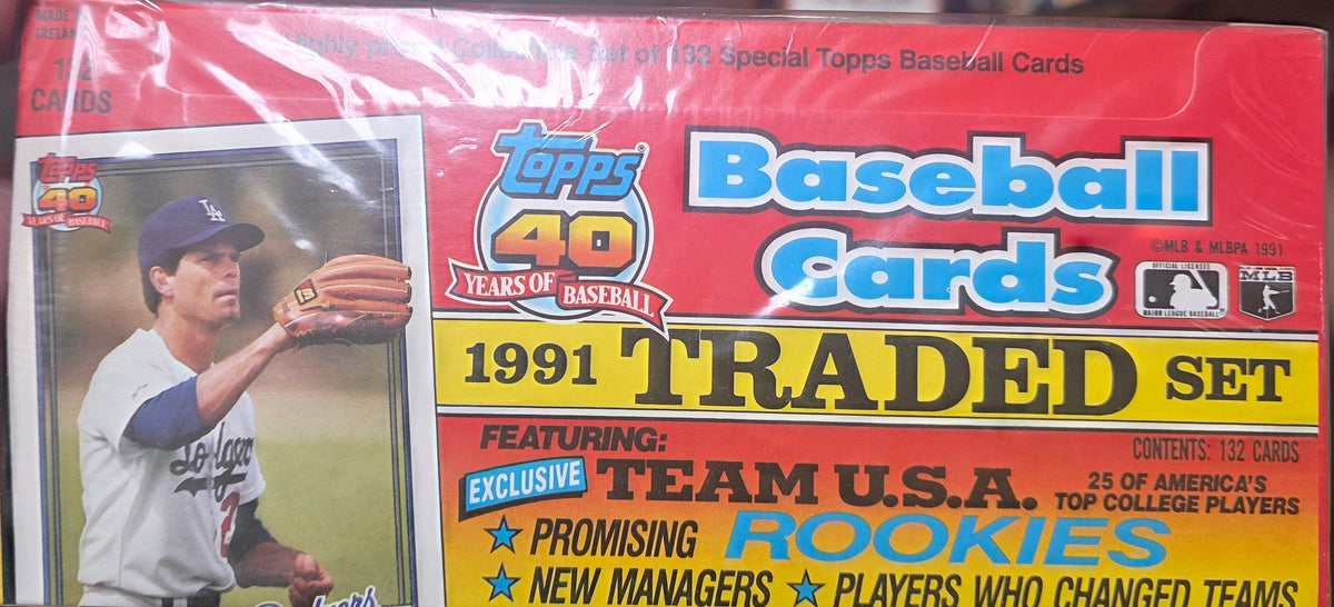 1991 Topps Traded Baseball Factory Set - Flat Box