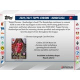 2020-21 Topps Bundesliga Chrome Soccer Hobby - 12 Box Case