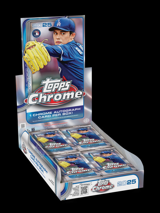 2025 Topps Chrome Baseball Hobby Box