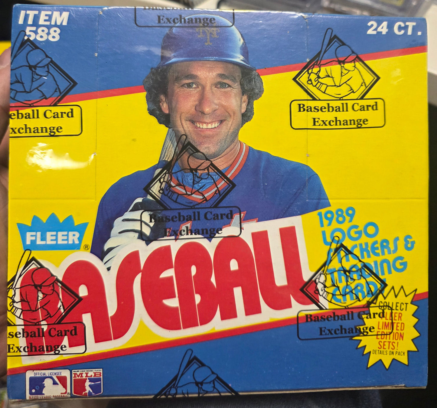 1989 Fleer Baseball Cello Box (BBCE Wrapped)