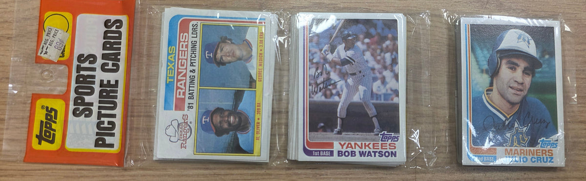 1982 Topps Baseball Rack Pack