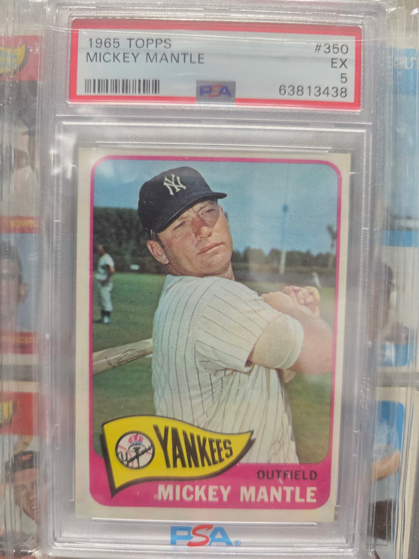 1965 Topps Baseball Hand Collated Set (EX-MT) (In Album) (14 cards PSA graded)