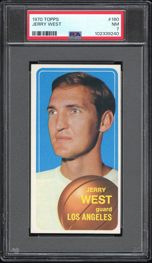 Jerry West 1970 Topps #160 PSA 7 Near Mint 9240