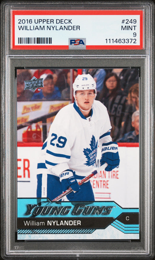 William Nylander 2016 Upper Deck Rookie #249 PSA 9 Mint