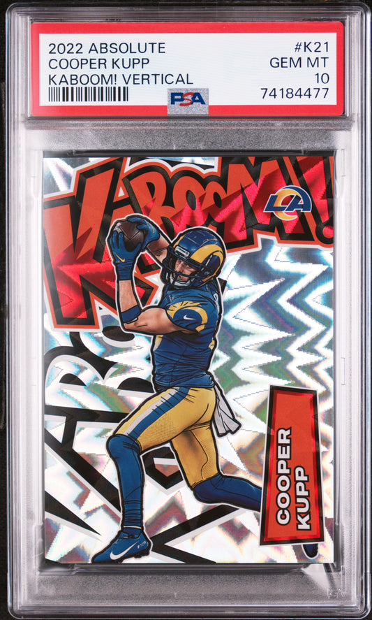 Cooper Kupp 2022 Panini Absolute Kaboom #K21 PSA 10 Gem Mint