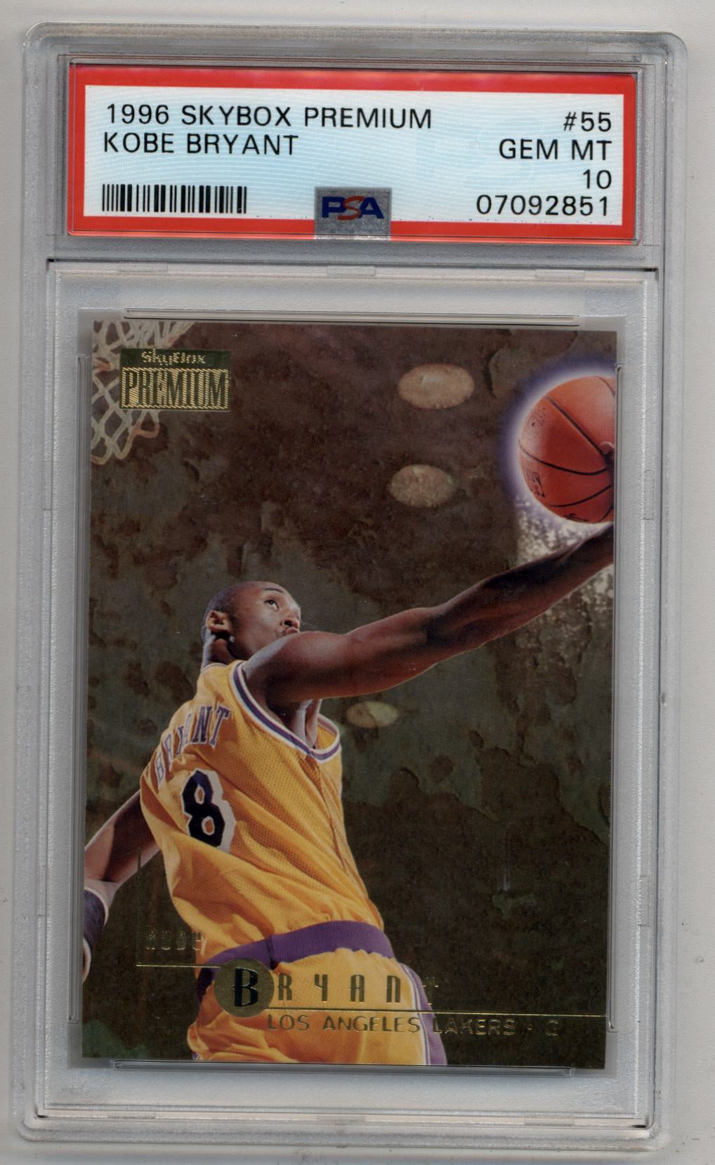 Kobe Bryant 1996-97 Skybox Premium #55 PSA 10 Gem Mint