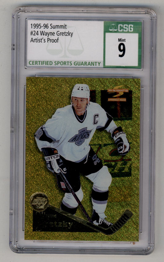 Wayne Gretzky 1995-96 Summit #24 Artist's Proof CSG 9 Mint