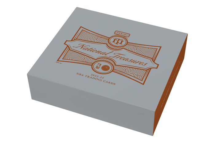 2022-23 Panini National Treasures Basketball Hobby Box - 4 Box Case