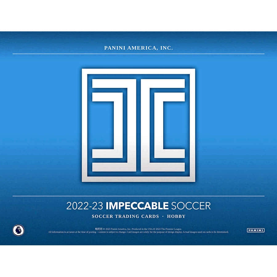 2022-23 Panini Impeccable Soccer Hobby Box - 3 Box Case