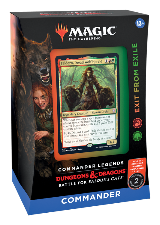 Magic The Gathering: Commander Legends Battle For Baldur's Gate Commander Deck - Exit From Exile