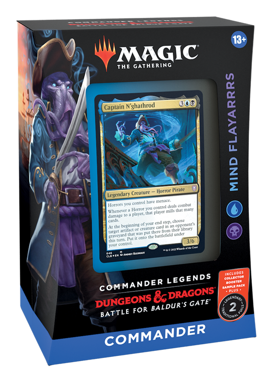 Magic The Gathering: Commander Legends Battle For Baldur's Gate Commander Deck - Mind Flayarrrs