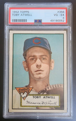 Toby Atwell 1952 Topps #356 PSA 4