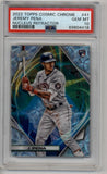 Jeremy Pena 2022 Topps Cosmic Chrome #41 Nucleus Refractor PSA 10 Gem Mint