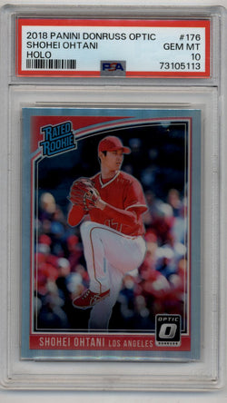 Shohei Ohtani 2018 Donruss Optic #176 Holo PSA 10 Gem Mint