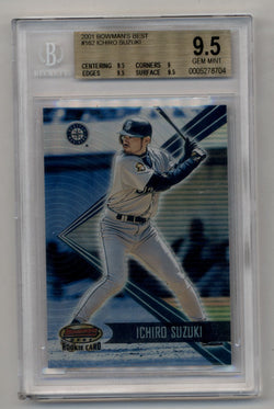 Ichiro Suzuki 2001 Bowman's Best 0169/2999 #162 BGS 9.5 Gem Mint