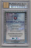 Alec Bohm 2018 Bowman Chrome Draft Picks Class of '18 Gold Refractor Auto 05/50 BGS 8.5 Near Mint-Mint+ Auto 10