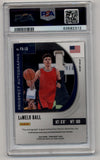 Lamelo Ball 2020-21 Prizm Draft Picks Fast Break Auto PSA 10 Gem Mint