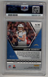 Justin Herbert 2020 Mosaic Fusion Red Choice 30/80 PSA 9 Mint